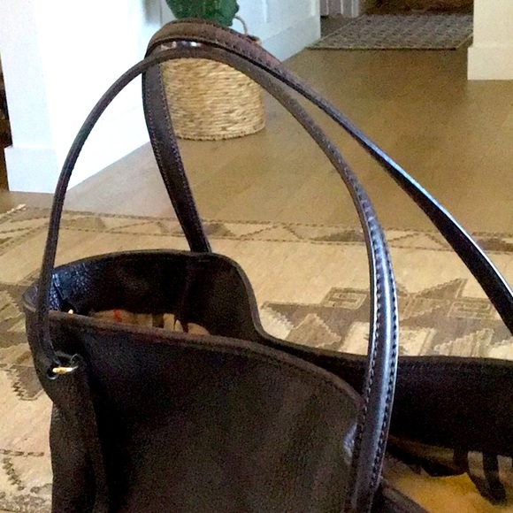 Sale❤️BURBERRY CANTERBURY 🌺Sale🌺 LARGE PEBBLE LEATHER HOBO EUC - Picture 14 of 16